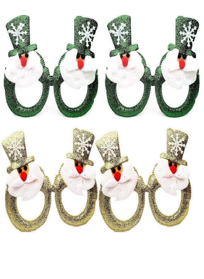 Partunay Set Of 4 Pcs Goggles Christmas Costume for Kids Adults Christmas Xmas Party Props Favor Christmas Gift For Kids